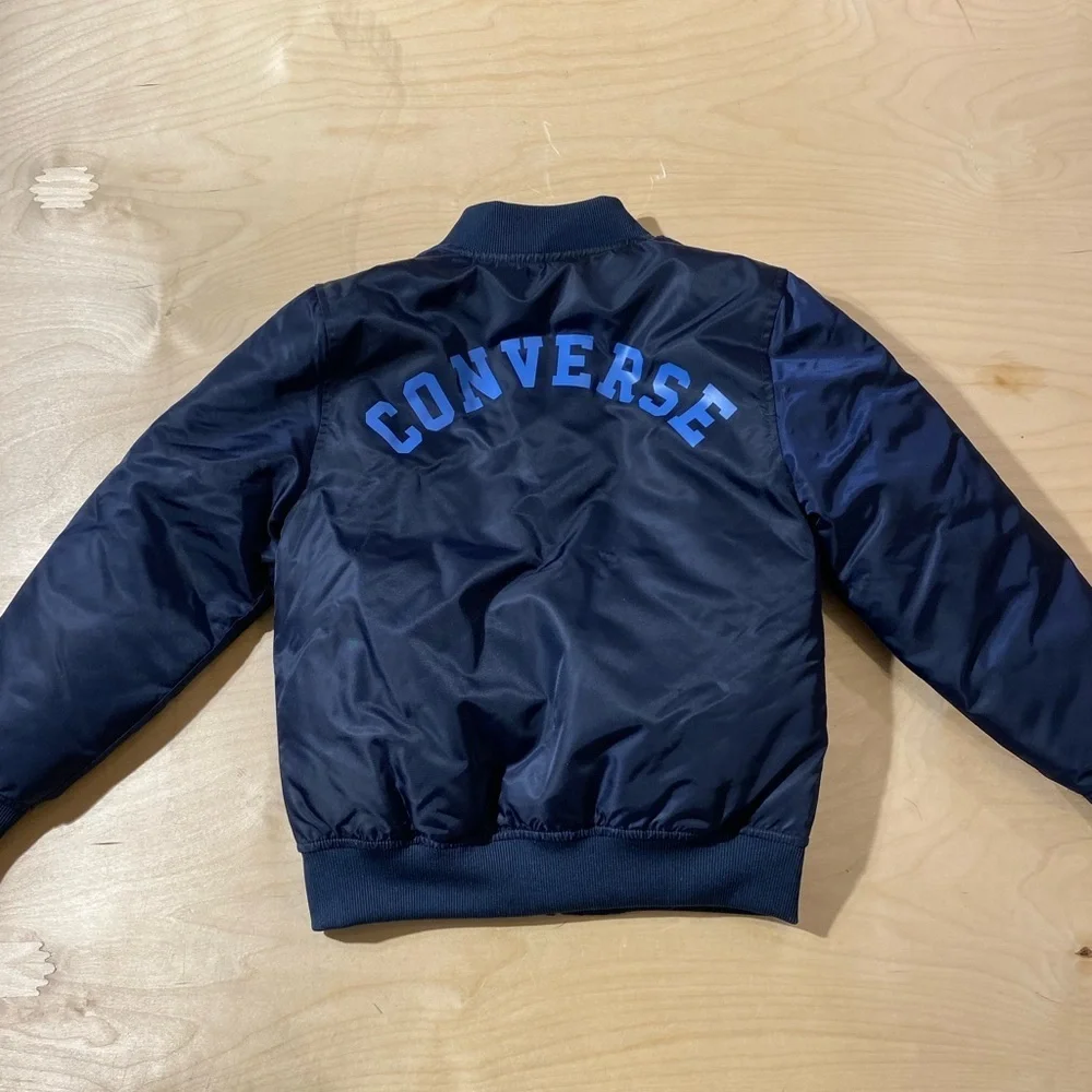 Converse Kids Navy Bomber Jacket Small (IZ)